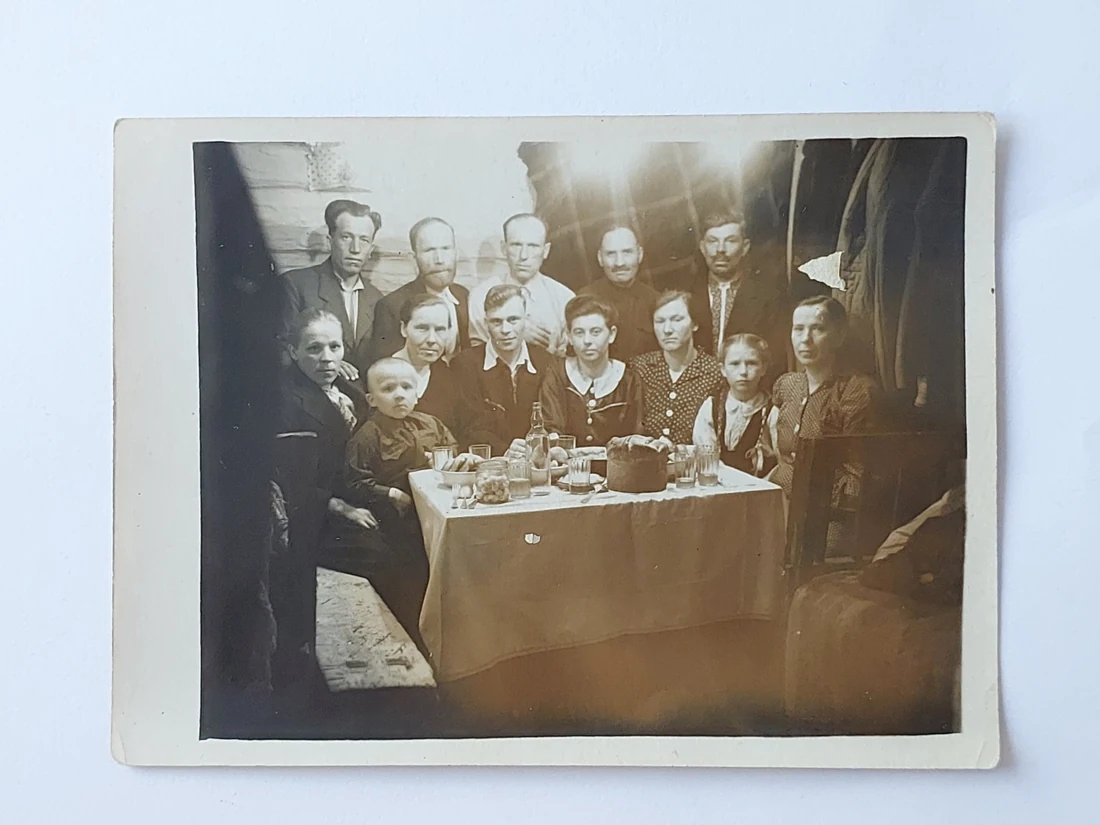 The Havryliuk family at Easter 1954 in Yakutia